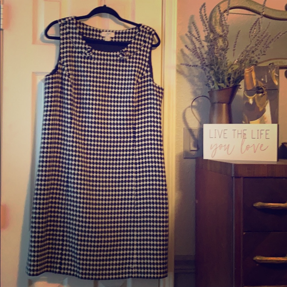 Black and white Loft size 16 romper